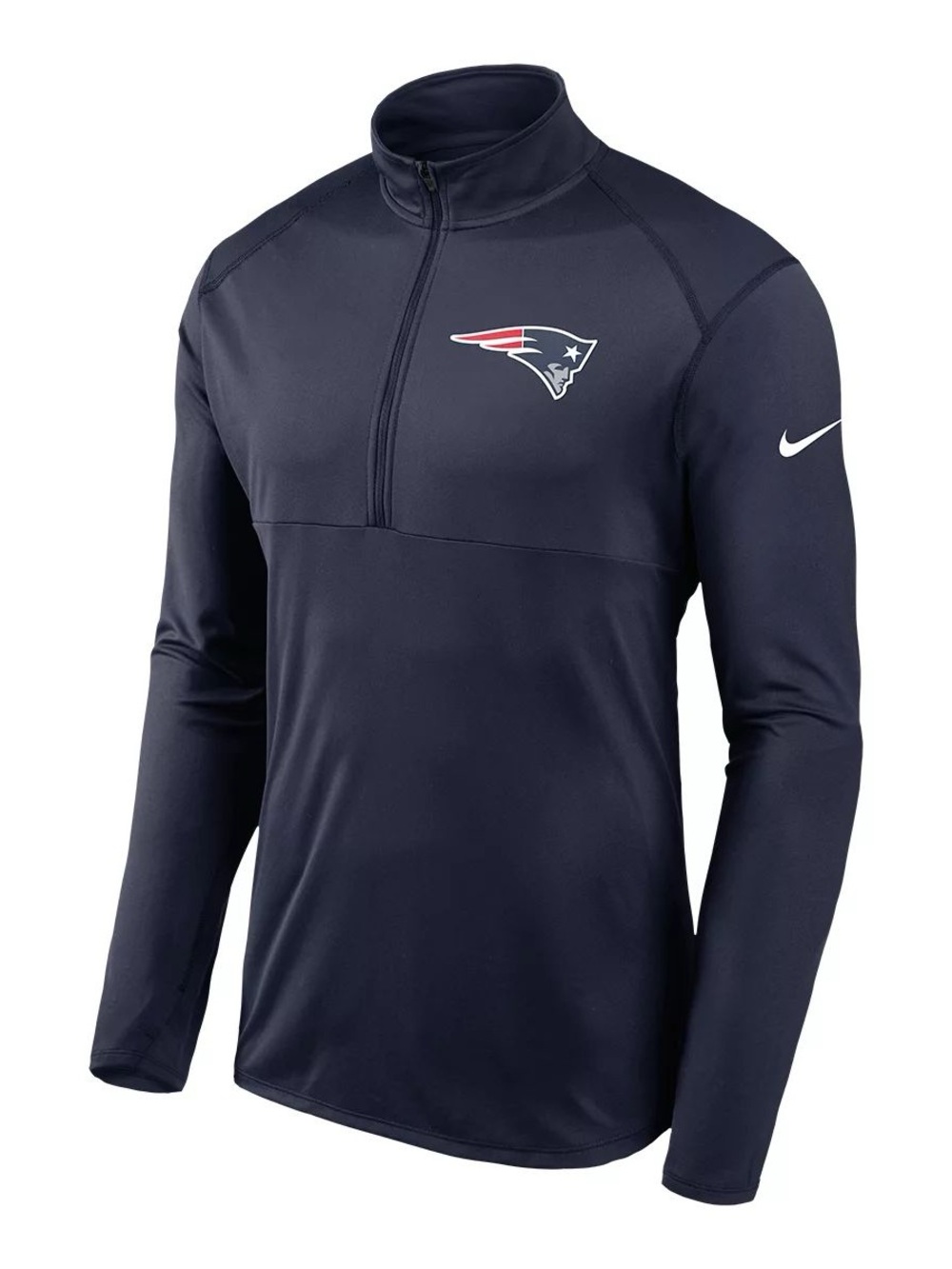 Nike Mens New England Patriots Element Half-Zip Pullover Jacket Size S